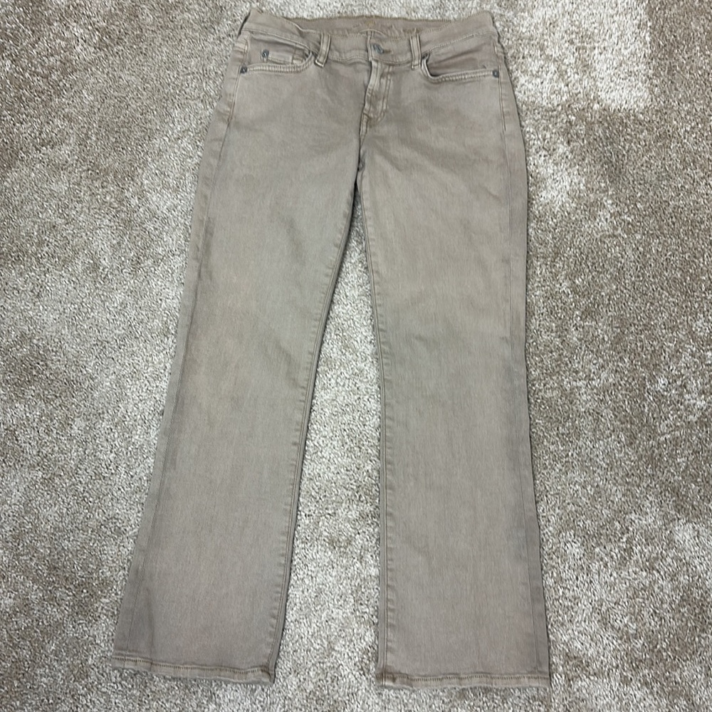 Seven 7 For All Mankind Crop Flare Jeans